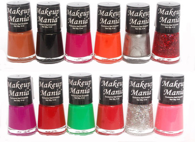 

Makeup Mania Exclusive Nail Polish Set of 12 Pcs. Multicolor Set 72(Pack of 12)