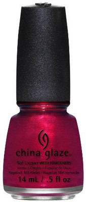 

China Glaze Nail Polish Holiglaze Red Shimmer Just Be-Claws 81390 Rose