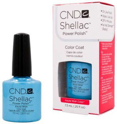 

CND Cosmetics Cnd Shellac Spring Sweet Dreams Collection Azure Wish Gel Uv Azure