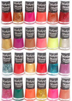 

Makeup Mania Exclusive Nail Polish Set of 24 Pcs. Multicolor Set-80-83(Pack of 24)