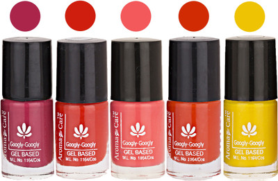 

Aroma Care Mab Multicolor Nail Polish Combo 8092016167 Multicolor(Pack of 5)