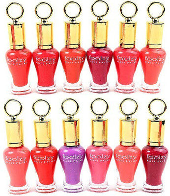 

Foolzy Set of 12 Nail Polish Multicolor IT-12-4