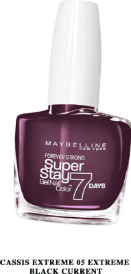 

Maybelline SUPER STAY GEL NAIL COLOR EXTREME BLACKCURRENT