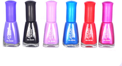 

Avlon Multicolor Enamel Nail Polish (Packof6) Multi(Pack of 6)