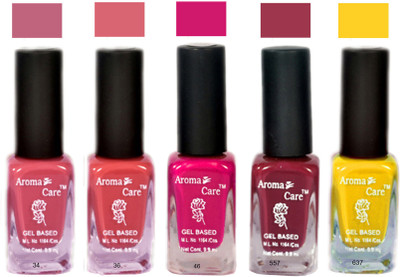 

Aroma Care Intense Color Nail Polish Combo 175037 Multicolor,(Pack of 12)