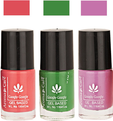 

Aroma Care Googly Gel Nail Polish 46201664 Multicolor,(Pack of 3)