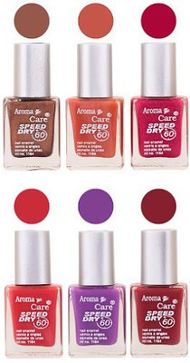 

Aroma Care Matte Nail Polish Combo Multicolor,(54 ml, Pack of 12)