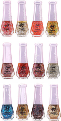 

Lady Fashion Nail Polish Wholesale Pack 2112201621 Multicolor,(Pack of 12)