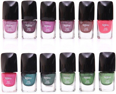 

Foolzy Pack Of 12 Nail Polish Multicolor EX4(Pack of 12)