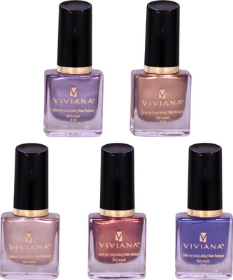 

Viviana Nail Polish VNL022, VNL023, VNL024, VNL025, VNL027(Pack of 5)