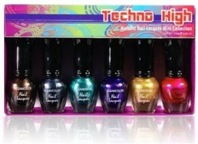 

Kleancolor Techno High Metallic Mini Collection Npc NPC592 Lacquer(Pack of 6)