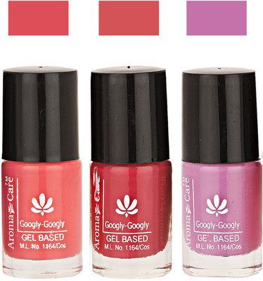 

Aroma Care Googly Gel Nail Polish 46201655 Multicolor,(Pack of 3)