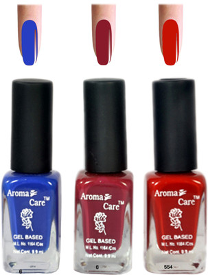 

Aroma Care Red+Blue Matte Nail Polish Combo 6-9-554 Multicolor,(Pack of 12)
