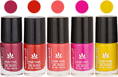 

Aroma Care Mab Multicolor Nail Polish Combo 8092016117 Multicolor(Pack of 5)