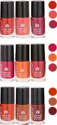 

Aroma Care Pack Of 9 Gel Based Nail Paint (9) Neon Orange, Neon Pink, Nude Magenta, Neon Magenta, Nude, Orange, Nude, Brown(Pack of 6)