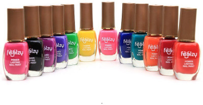 

Foolzy Pack of 12 Disco Nail Polish Paint 12 Disco Shades(Pack of 12)