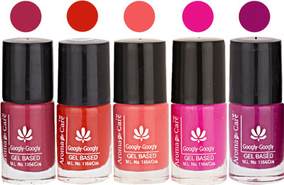 

Aroma Care Mab Multicolor Nail Polish Combo 8092016105 Multicolor(Pack of 5)