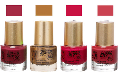

Aroma Care Speed Dry Profesional Nail Color 23550 Multicolor,(Pack of 4)