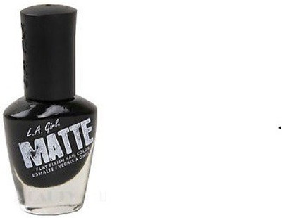 

L.A. Girl Matte Flat Finish Nail Color Black NL537