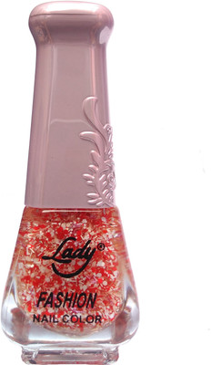 

Lady Fashion Glitter Nail Art(Orange & Multicolor,)
