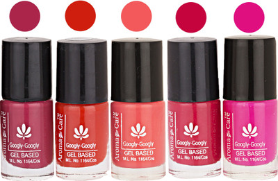 

Aroma Care Mab Multicolor Nail Polish Combo 809201661 Multicolor(Pack of 5)