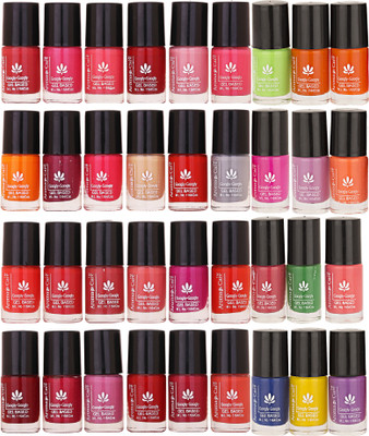 

Aroma Care Wholesale Market Rate Nail Polish Color Lacquer Set of 36 Pcs (ACMAB27) Green, Orange, Orange, Pink, Purple, Orange, Red, Green, Blue, Yellow, Purple, Pink(Pack of 36)