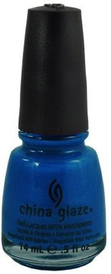 

China Glaze Nail Polish Ink BLUE SPARROW Lacquer 80840 Salon Glitter