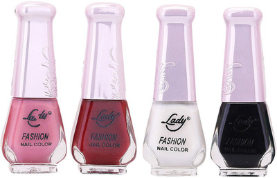 

Lady Fashion Limited Edition MULTICOLOR Nail Polish Set 0201201758 Multicolor,(Pack of 4)