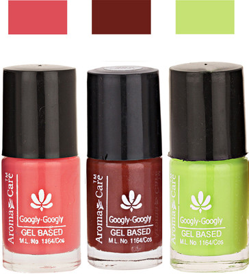 

Aroma Care Googly Gel Nail Polish 46201602 Multicolor,(Pack of 3)