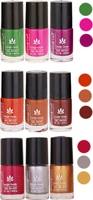 

Aroma Care Gel Based Nail Paint Set Of 9 Pcs Multicolor Set 95(Pack of 9)