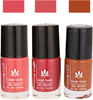 

Aroma Care Googly Gel Nail Polish 46201653 Multicolor,(Pack of 3)