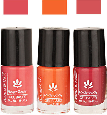 

Aroma Care Googly Gel Nail Polish 46201640 Multicolor,(Pack of 3)