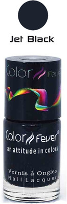 

Color Fever Black Matte Nail Polish 134 Black,