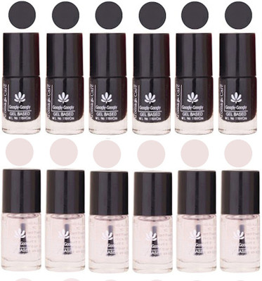 

Aroma Care Top Coat, Black Exclusive Nail Polish Combo (Set No. 01) Black, Top Coat(Pack of 12)