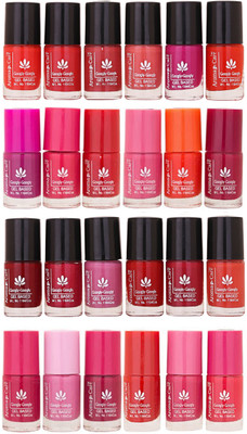 

Aroma Care MAB Multicolor 2 in 1 Color Cap Nail Polish Sets in Wholesale Rate ( Set No. 77) Pink, Purple, Red, Peach, Orange, Mauve, Pink, Peach, Pink, Red, Nude, Peach(Pack of 24)