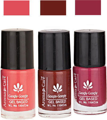 

Aroma Care Googly Gel Nail Polish 46201601 Multicolor,(Pack of 3)