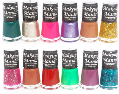 

Makeup Mania Exclusive Nail Polish Set of 12 Pcs. Multicolor Set 84(Pack of 12)