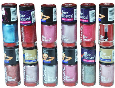 

Blue Heaven Walkfree Nailpaint Set 1 Multicolour(Pack of 12)