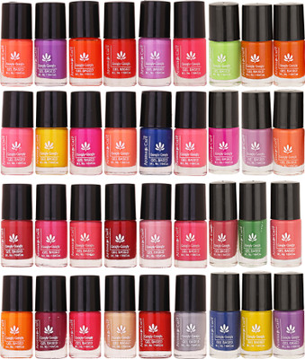 

Aroma Care Wholesale Market Rate Nail Polish Color Lacquer Set of 36 Pcs (ACMAB17) Light Orange, Purple, Red, Meganta, Pink, Yellow, Blue, Brown, Peach, Redish Meroon, Nude(Pack of 36)