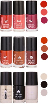 

Aroma Care Gel Based Nail Paint Set Of 9 Pcs Multicolor Set 20(Pack of 9)