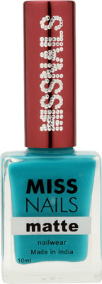 

Miss Nails Matte Nail Polish Turquoise Blue Turquoise Blue
