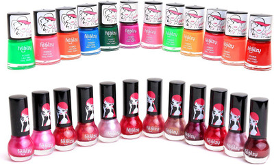 

Foolzy Pack Of 24 High Glow Nail Polish Paint 24 High Glow Nail Polish(Pack of 24)