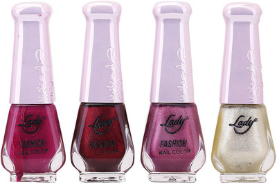 

Lady Fashion Limited Edition MULTICOLOR Nail Polish Set 0201201715 Multicolor,(Pack of 4)