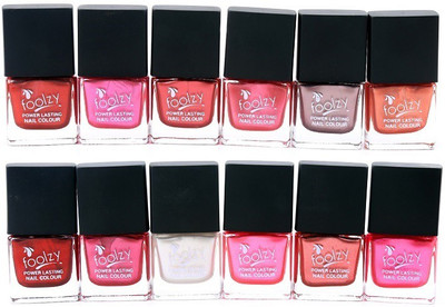 

Foolzy Set of 12 Nail Polish Multicolor BT-12-8(Pack of 12)