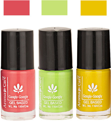 

Aroma Care Googly Gel Nail Polish 46201639 Multicolor,(Pack of 3)