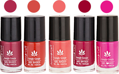 

Aroma Care Mab Multicolor Nail Polish Combo 809201607 Multicolor(Pack of 5)