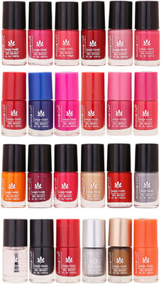 

Aroma Care MAB Multicolor 2 in 1 Color Cap Nail Polish Sets in Wholesale Rate ( Set No. 132) Yellow, Blue, Magenta, Red, Nude, Peach, Base Coat, Black, Red, Silver, Golden, Orange(Pack of 24)