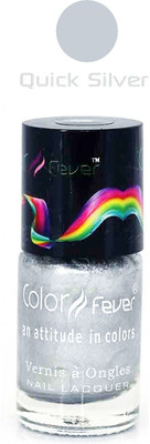 

Color Fever Silver Matte Nail Polish 130 Silver,(Pack of 130)