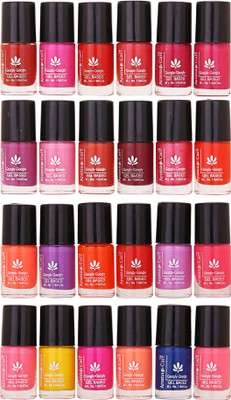 

Aroma Care Nail Polish Set of 24 Pcs ( Multicolor Set No. 12) Brown, Pink, Orange Red, Nude, Maganta, Purple, Yellow, Dark Pink, Light Orange, Blue(Pack of 24)