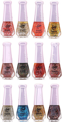 

Lady Fashion Nail Polish Wholesale Pack 2212201625 Multicolor,(Pack of 12)